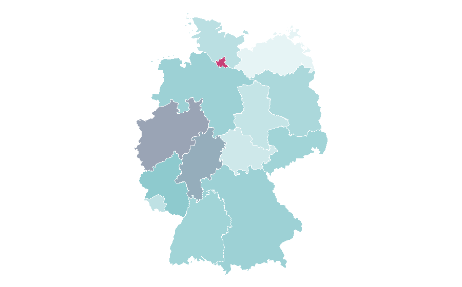 Affinity by region — Wicked (musical), Germany