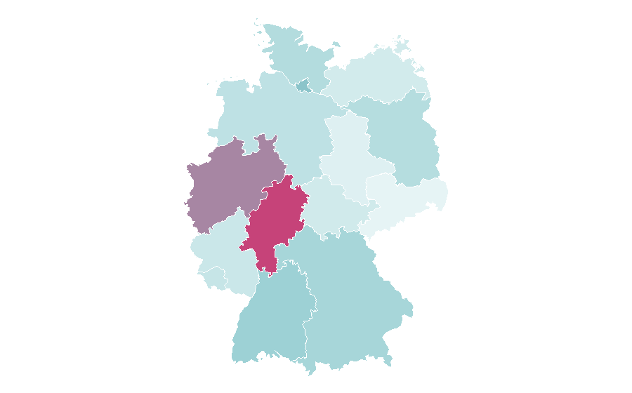Affinity by region — Widespread Panic, Germany