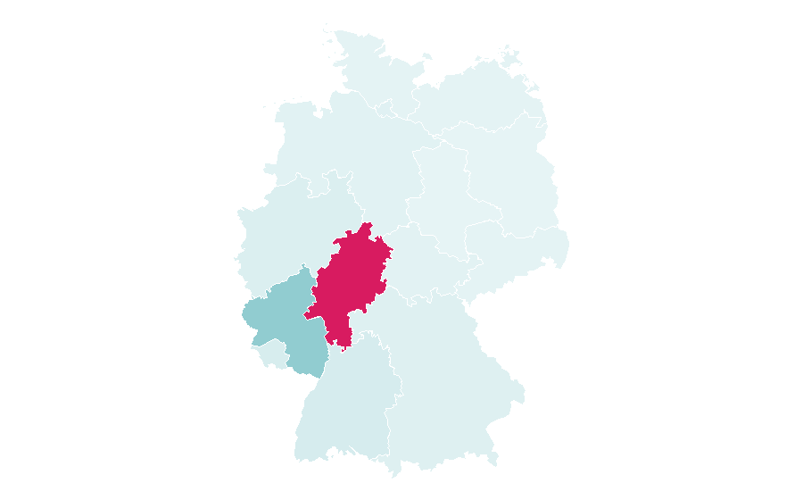 Affinité par région — Wiesbaden, Allemagne