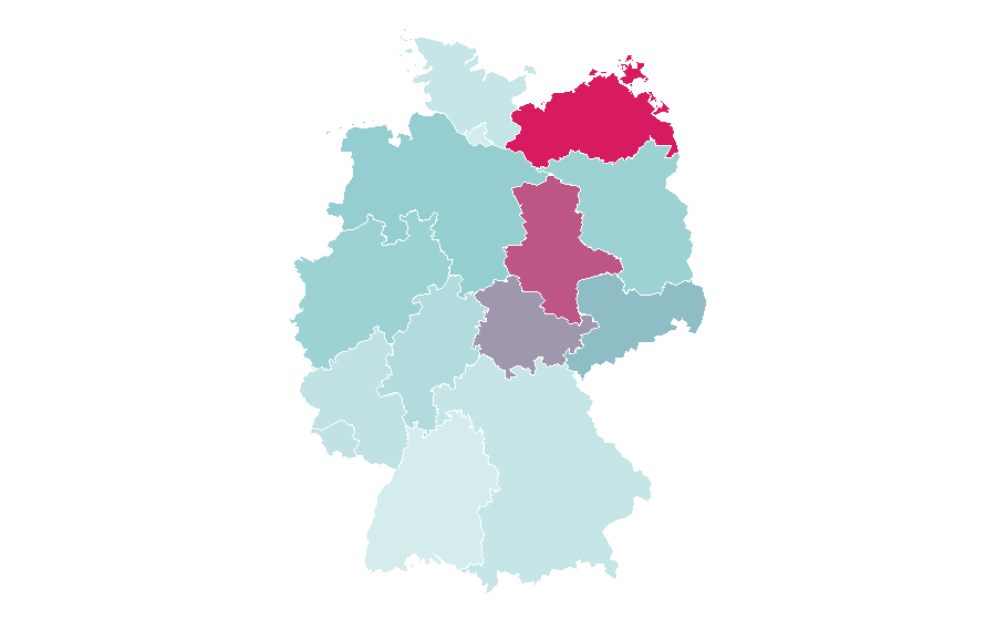 Affinity by region — Wife, Germany
