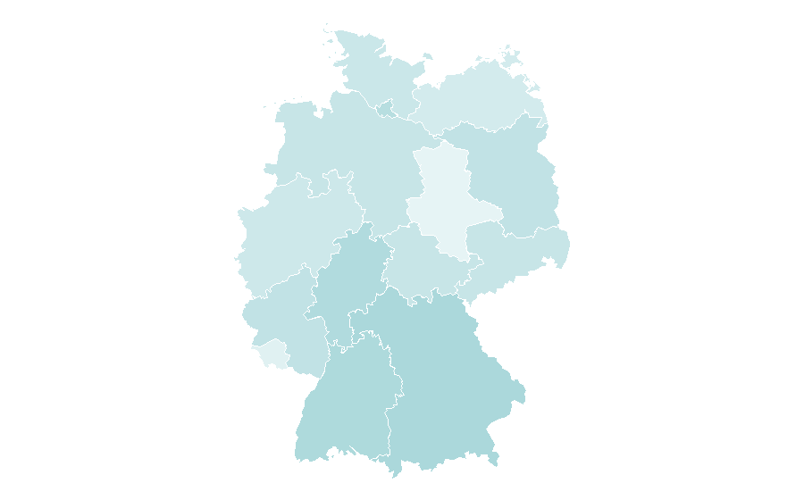 Affinité par région — Wild horse, Allemagne