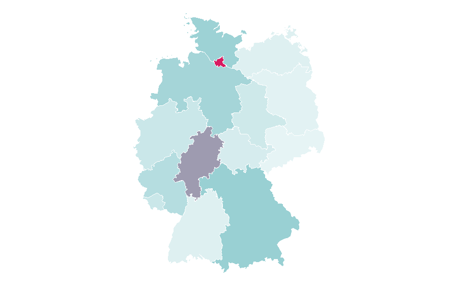 Affinity by region — Wild Turkey (bourbon), Germany