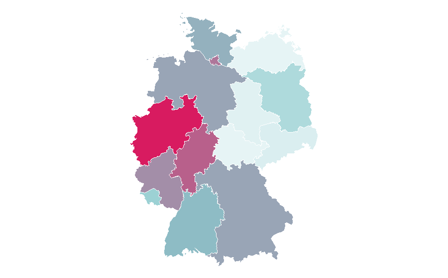 Affinity by region — Wilderness, Germany