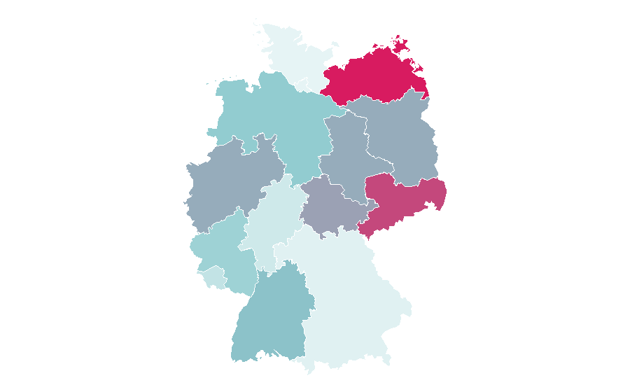 Affinity by region — wildlife conservation, Germany