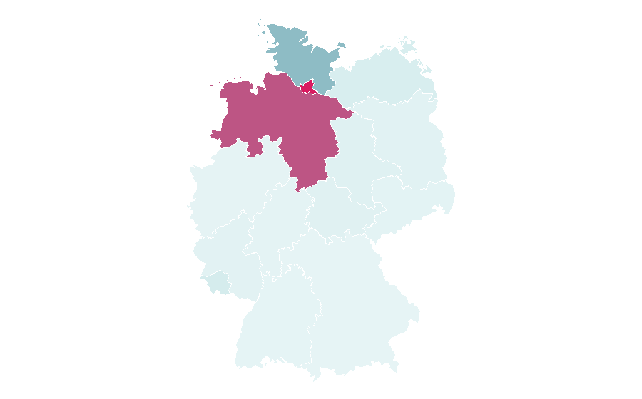 Affinity by region — Wildpark Lüneburger Heide, Germany