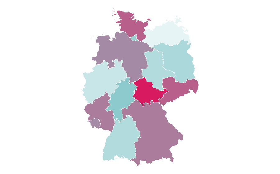Affinity by region — Willie Nelson, Germany