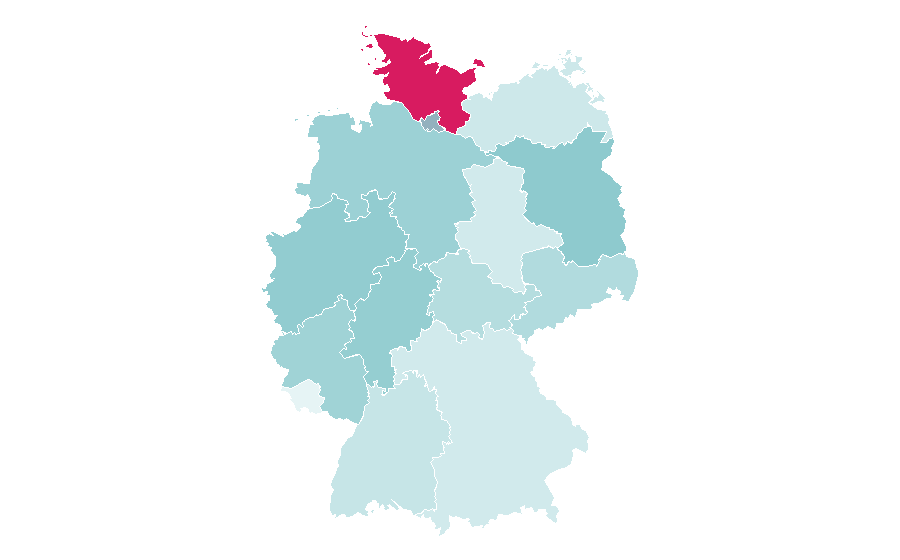 Affinity by region — Willy Brandt, Germany