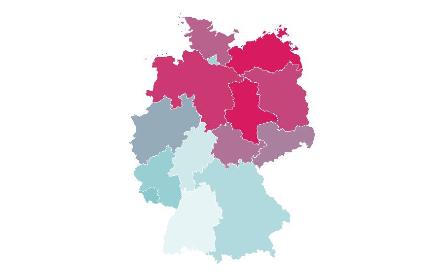 Affinity by region — Wilson Gonzalez Ochsenknecht, Germany
