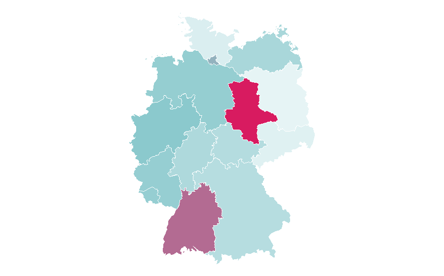 Affinity by region — Winamax, Germany