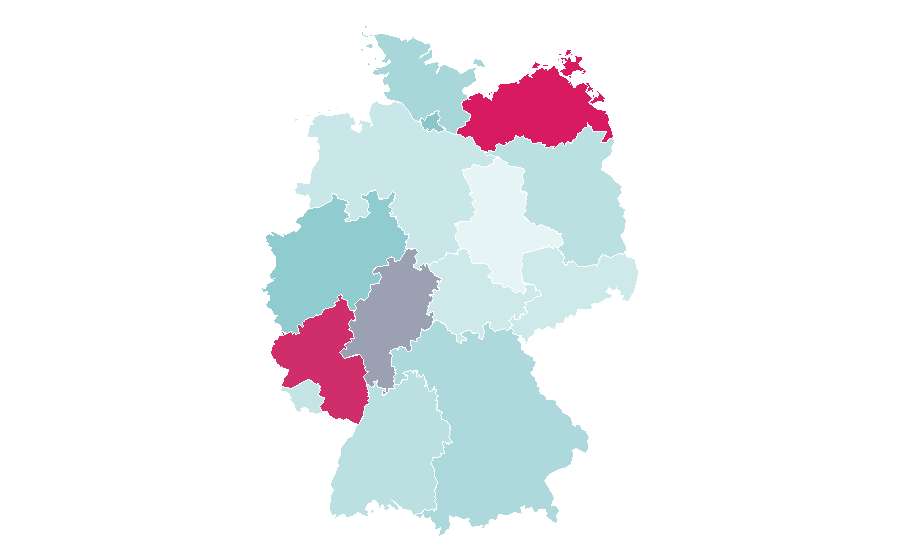 Affinity by region — Wing, Germany