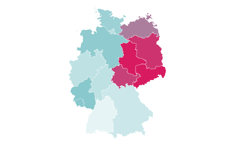 Affinity by region — Wireless LAN, Germany