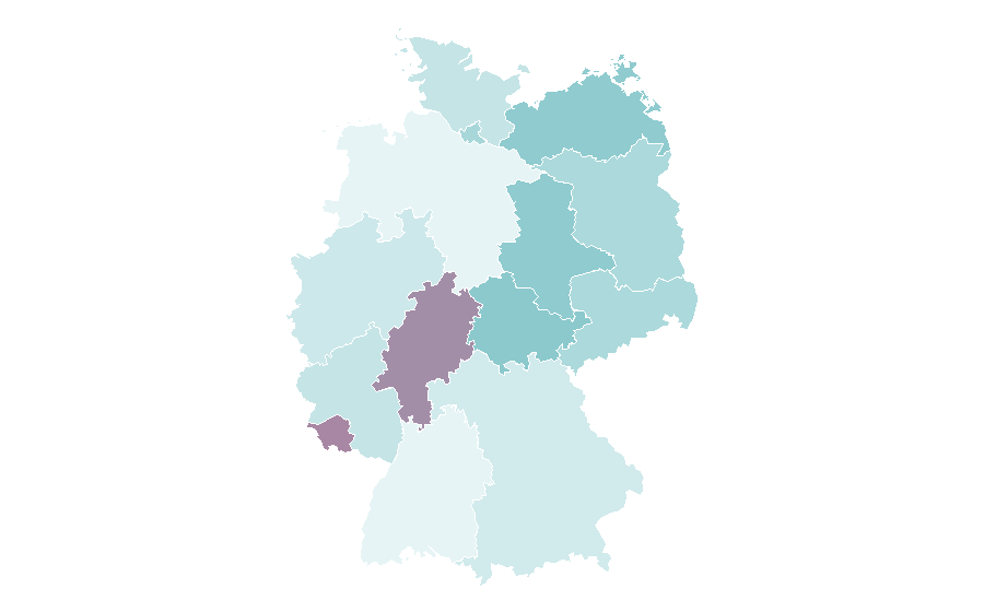 Affinity by region — Wireless speakers, Germany