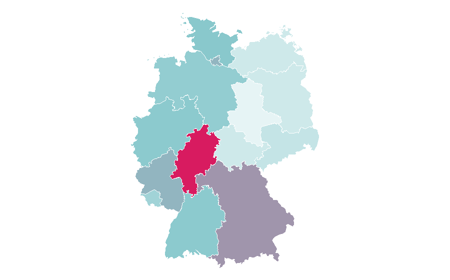 Affinity by region — Wisconsin, Germany
