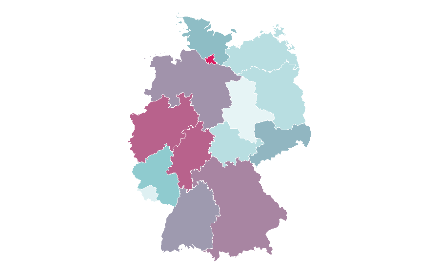 Affinity by region — Wizard (band), Germany
