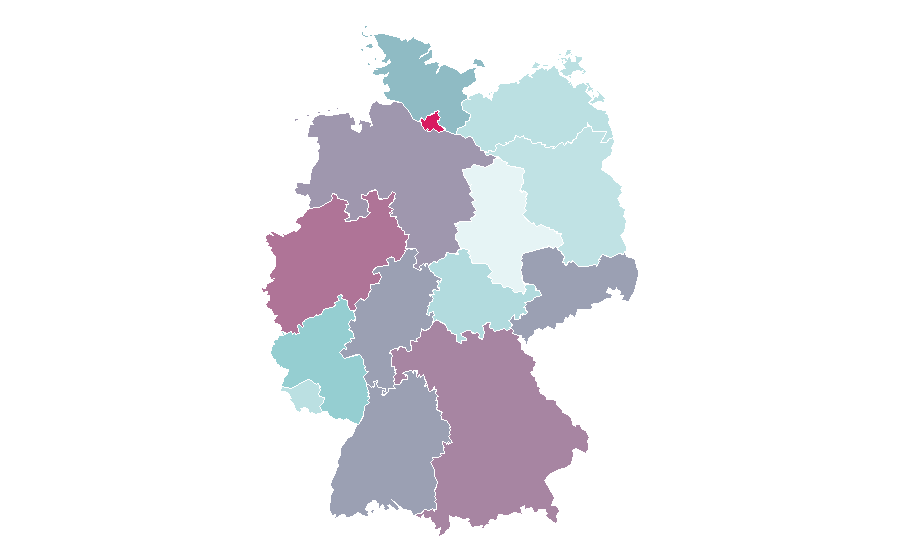 Affinity by region — Wizards (film), Germany
