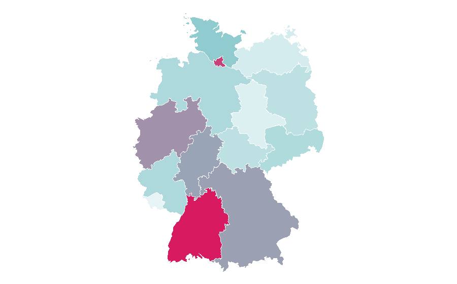 Affinité par région — WMF, Allemagne