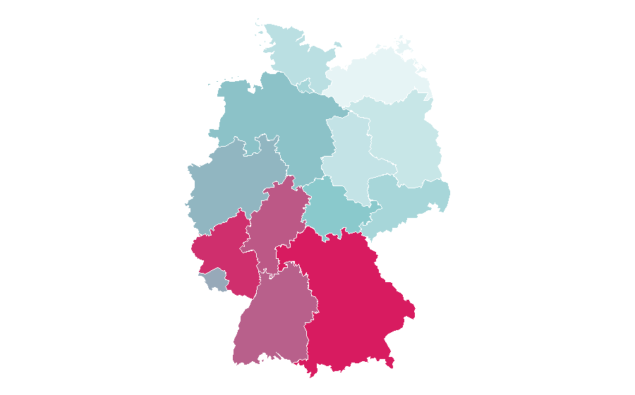 Affinity by region — Wobenzym, Germany