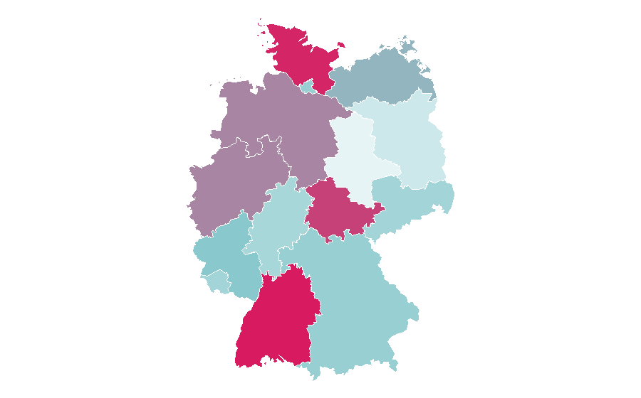 Affinity by region — Wohnidee, Germany