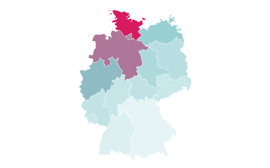 Affinity by region — Wolfgang Trepper, Germany