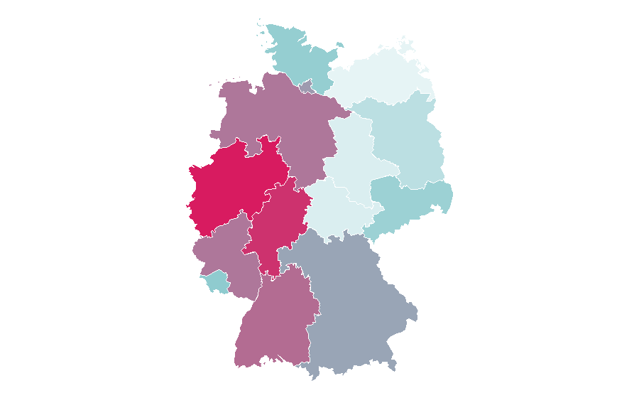 Affinity by region — Wolverine (comics), Germany