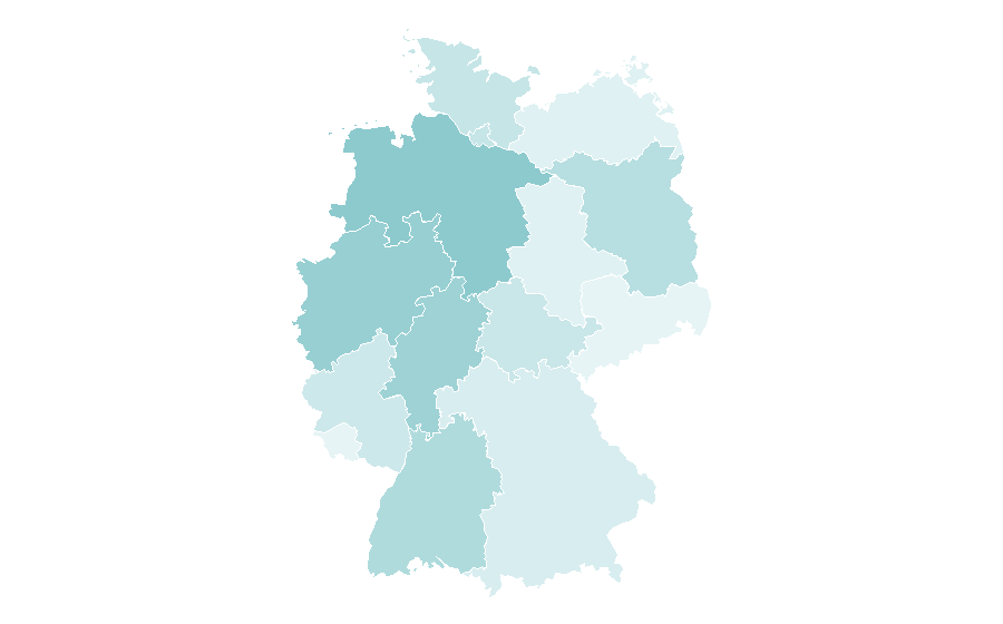 Affinity by region — Women's rights, Germany