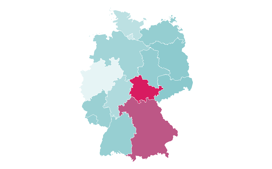Affinity by region — Wood-burning stove, Germany
