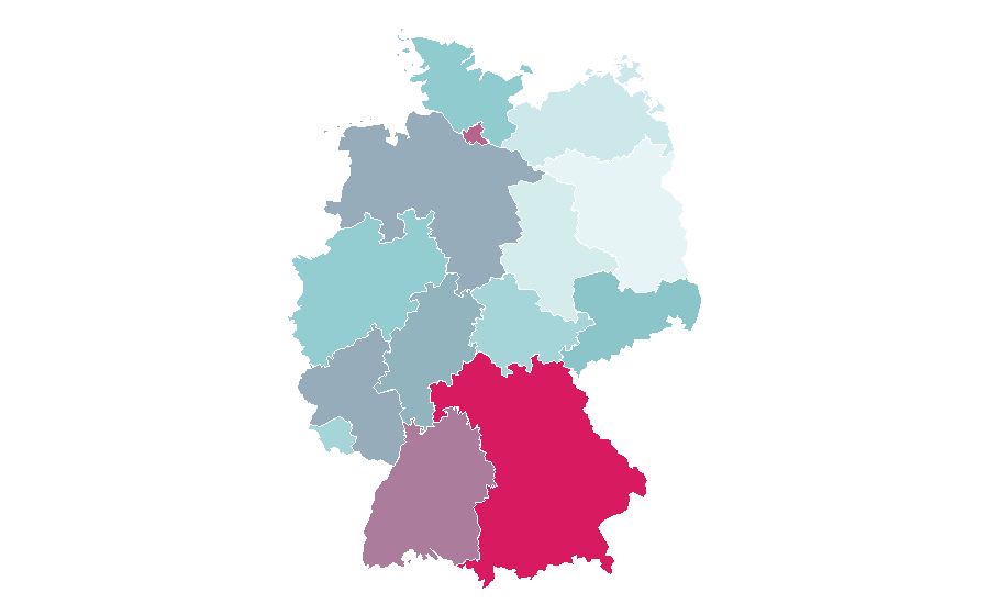 Affinity by region — Woodstock, Germany