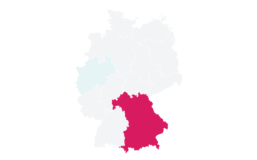 Affinity by region — Working parent, Germany