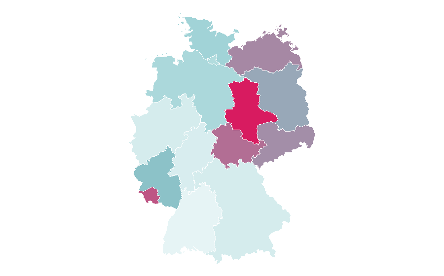 Affinity by region — World Masters (darts), Germany