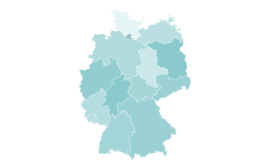 Affinity by region — World Wide Fund for Nature, Germany
