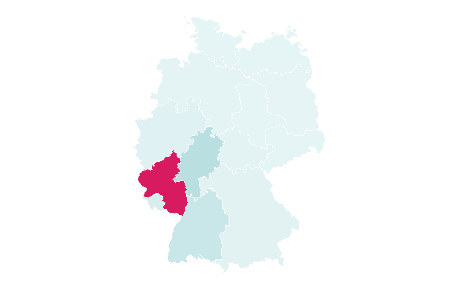 Affinity by region — Worms (series), Germany