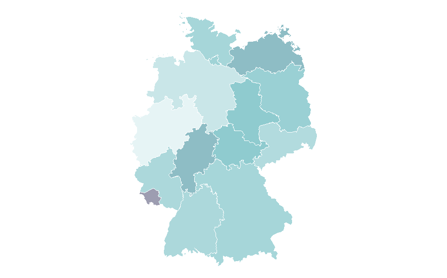 Affinity by region — Woven fabric, Germany
