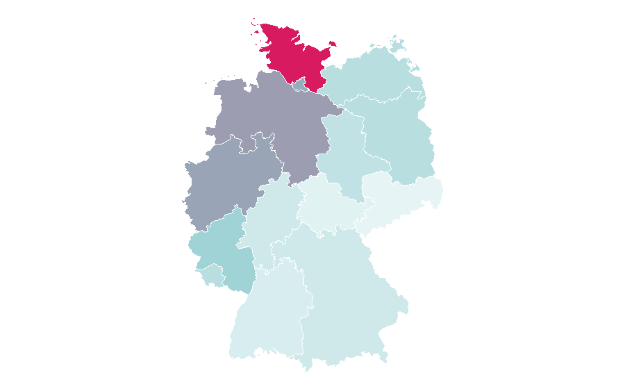 Affinity by region — Wow TV, Germany
