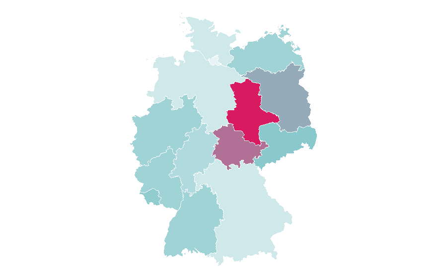 Affinità per regione — Writing, Germania