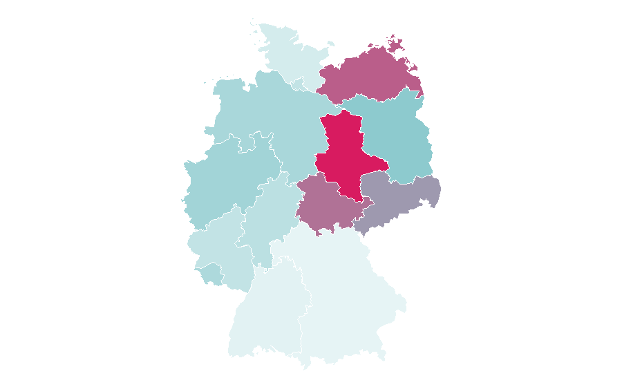 Affinity by region — Wrong Turn, Germany