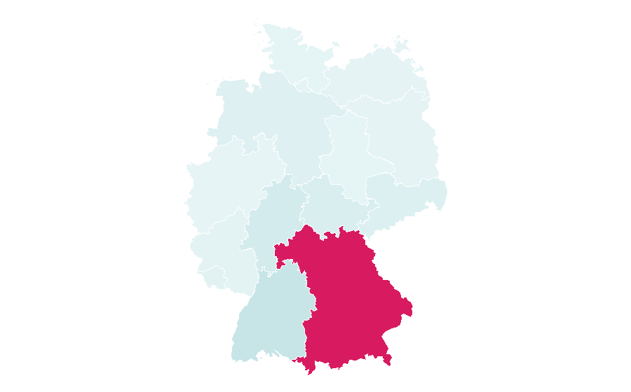 Affinity by region — Würzburger Kickers, Germany