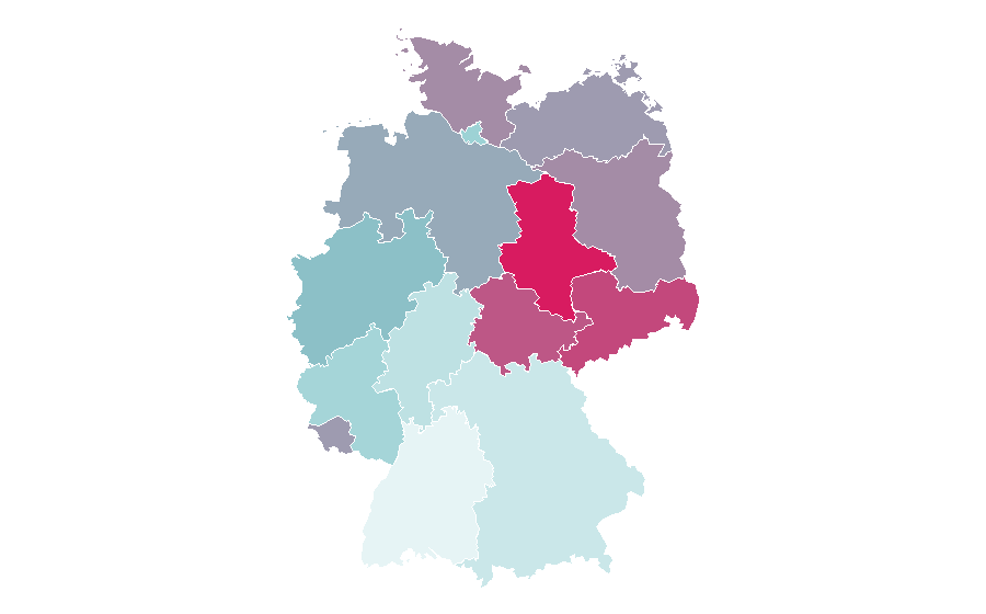 Affinity by region — WWE Hall of Fame, Germany