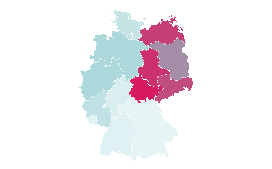 Affinity by region — WWE Raw, Germany