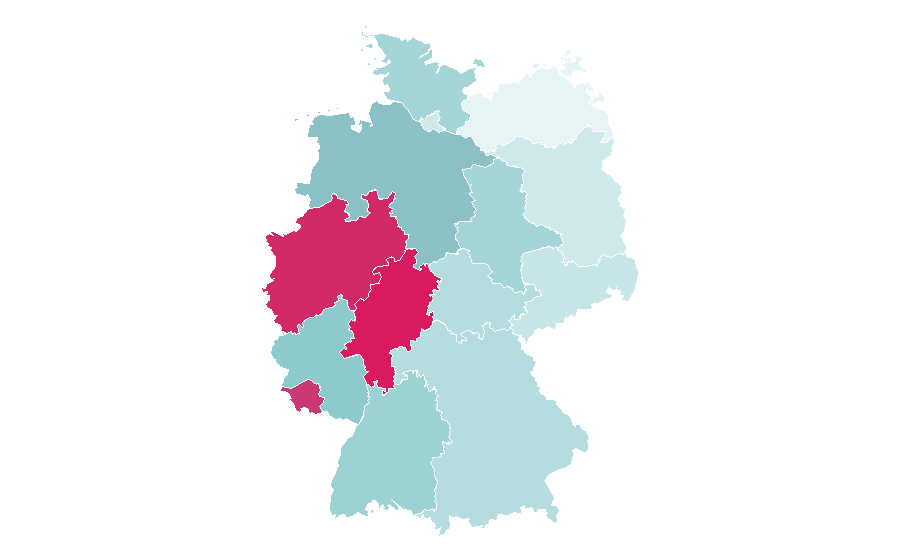 Affinity by region — X-Men, Germany
