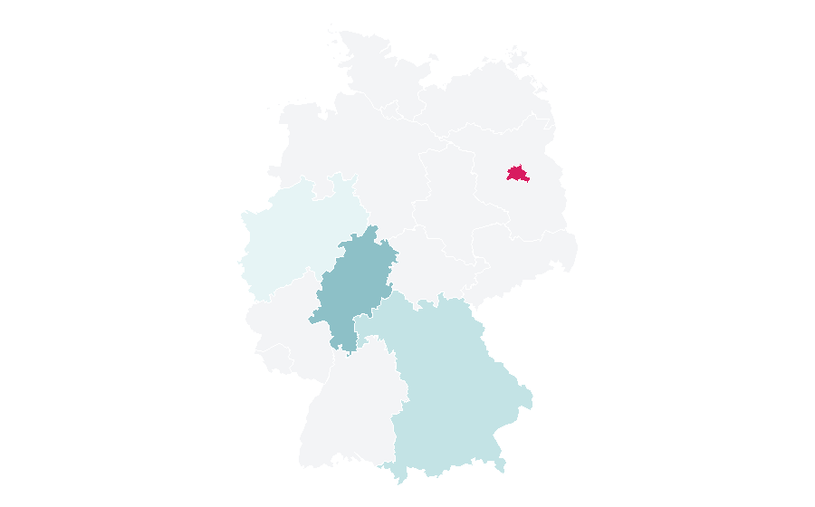 Affinity by region — XForex, Germany