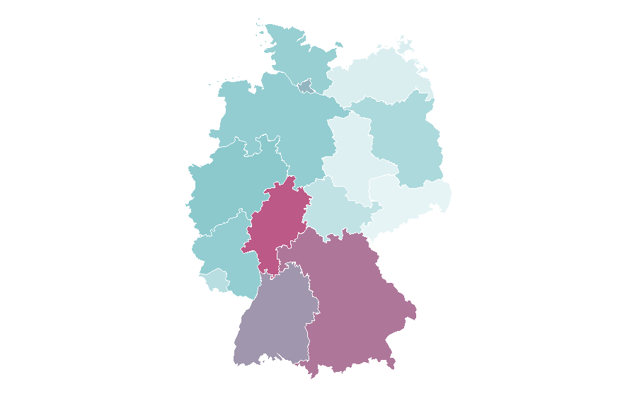 Affinity by region — Xi Jinping, Germany