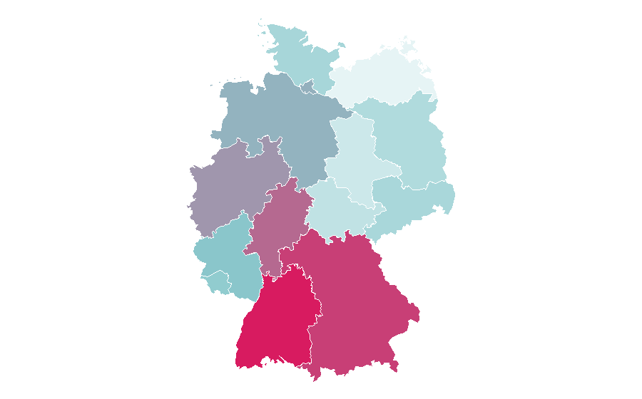 Affinity by region — Xiaomi SU7, Germany