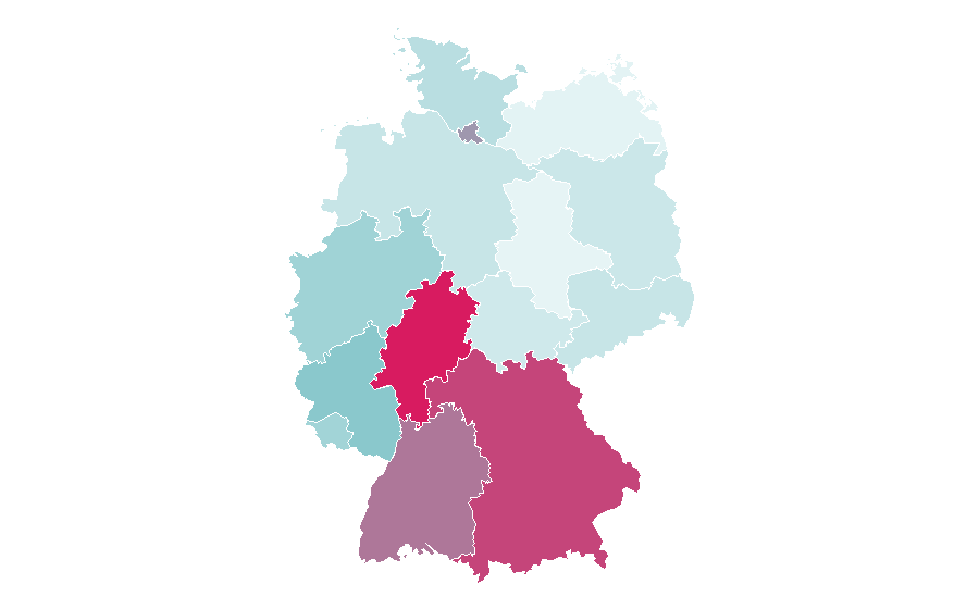 Affinity by region — Yahoo! Finance, Germany