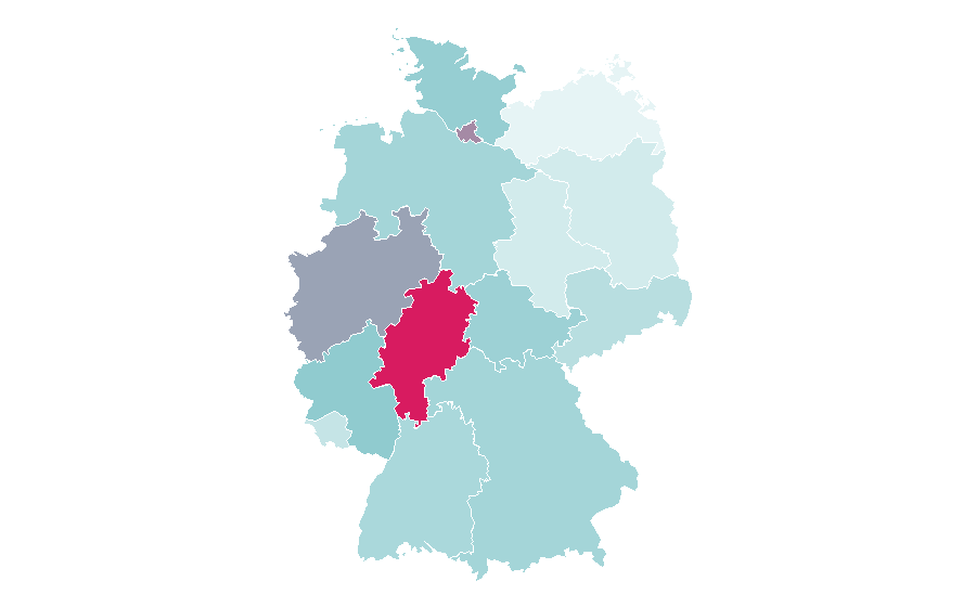 Affinity by region — Yelp, Germany