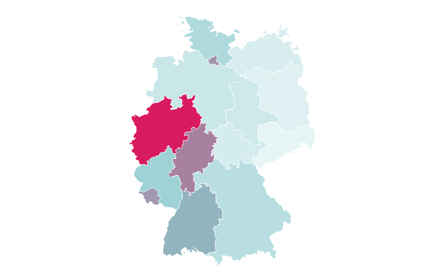 Affinity by region — Yeni Akit, Germany