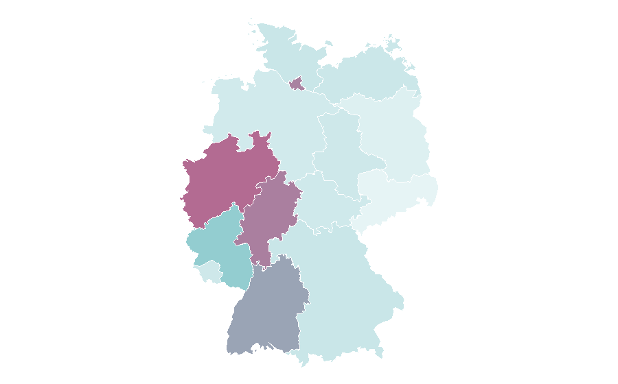 Affinity by region — Yeni Şafak, Germany