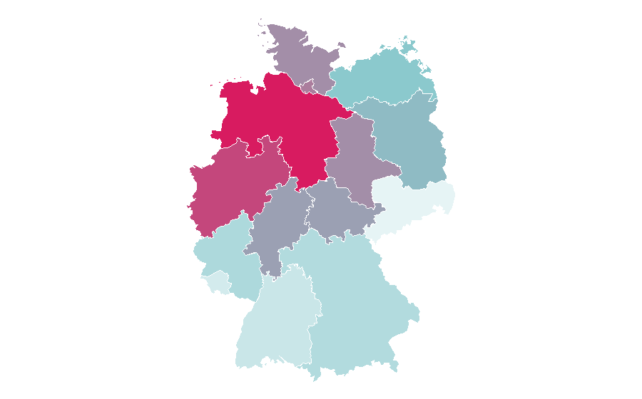 Affinity by region — Yogurette, Germany