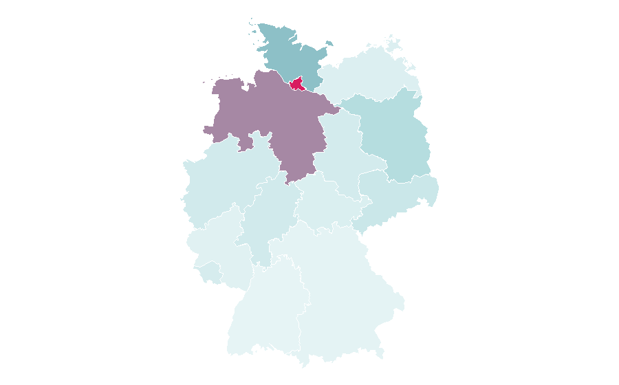 Affinity by region — Yoko Sushi, Germany