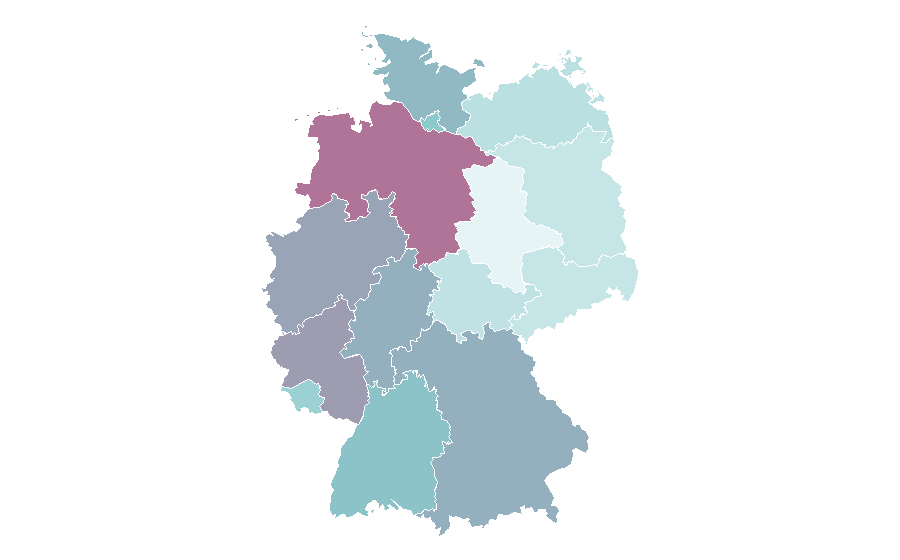 Affinity by region — Yorkshire pudding, Germany