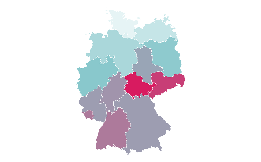 Affinity by region — Yves Rocher (company), Germany